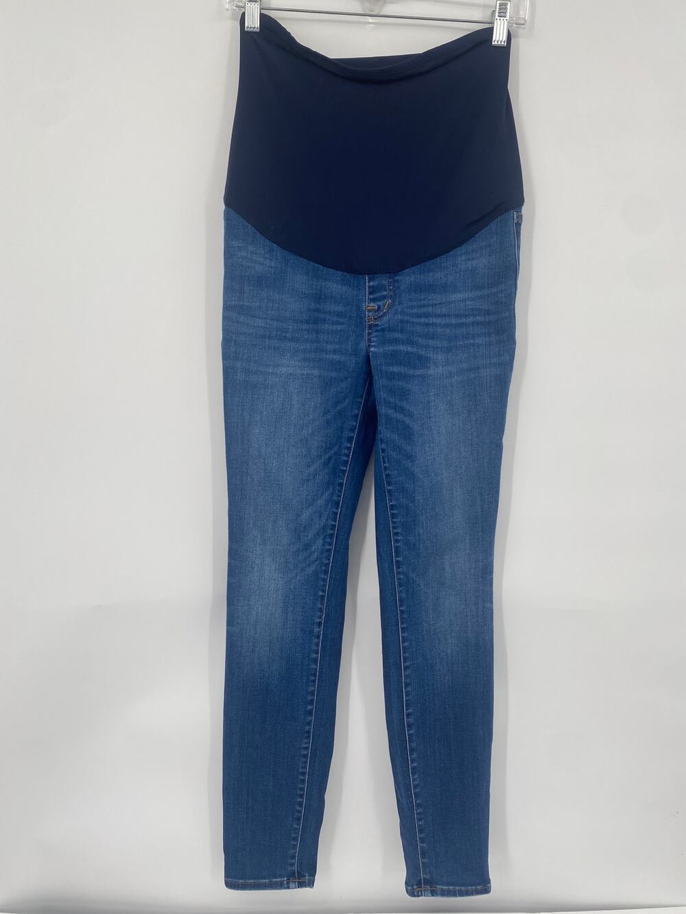 Madewell Maternity Over-The-Belly Skinny Jeans Medium Wash size 26